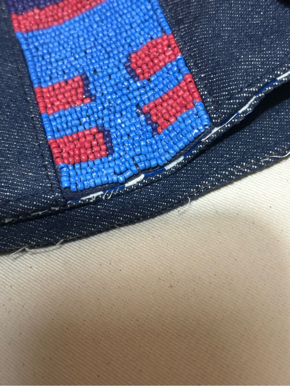 Parker Thatch Denim Bucket Bag w/ D Rings- see description - Picture 13 of 16